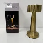 Lampka nocna AR Lamp złota metalowa