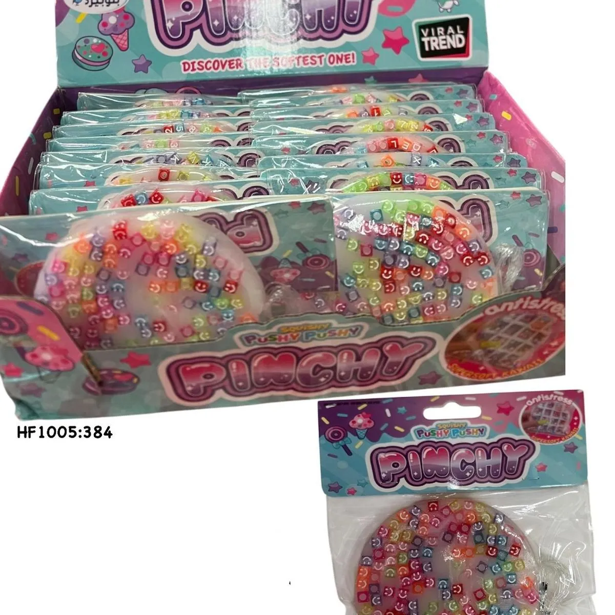 Zabawki Squeeze Pinchy Gniotki Donut HF1005384