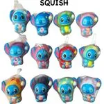 Zabawki Squeeze Squishish Stitch - mini gniotki 12 szt