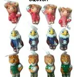 Zabawki Squish Figurine Piłkarze Zwierzęta 12 szt