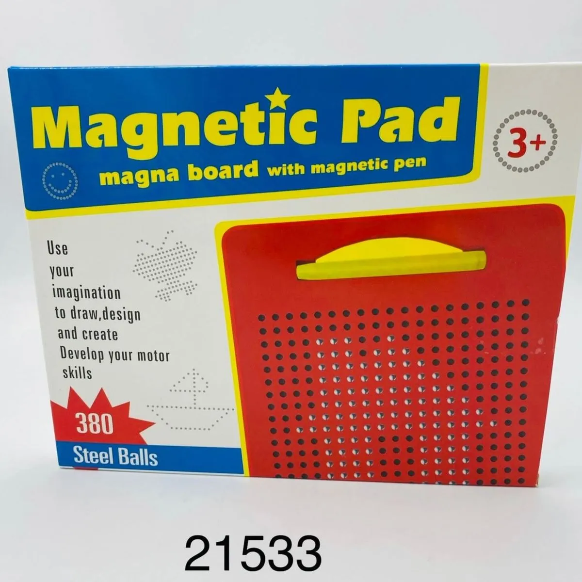 Zabawka Magnetic Pad z magnetycznym pisakiem 3+