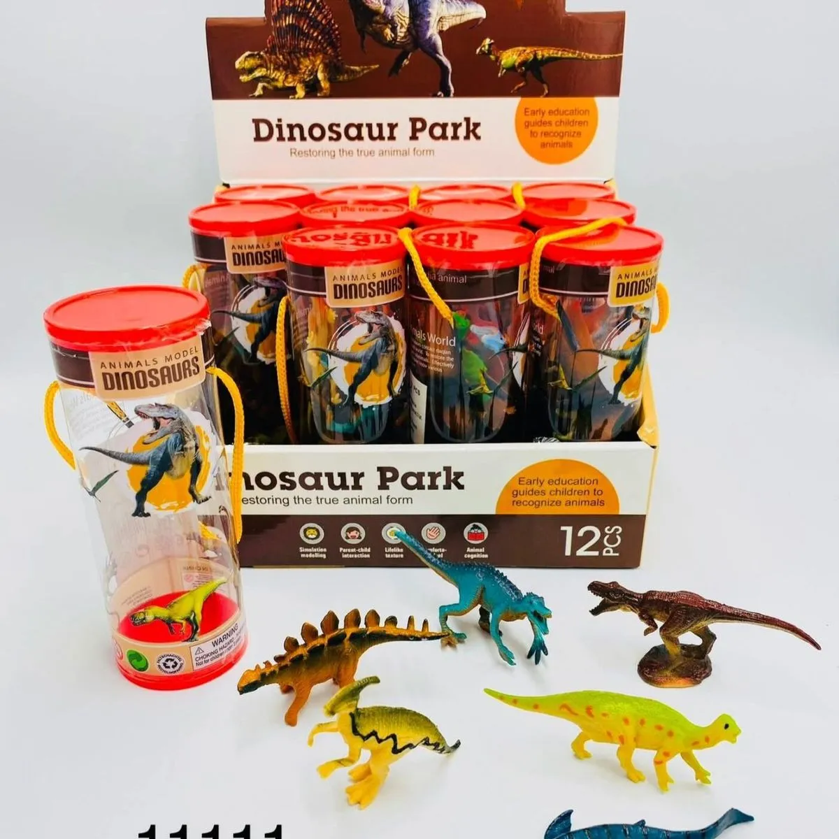 Zabawki Dinosaur Park - figurki dinozaurów w tubie