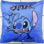 Poduszka Stitch niebieska z pluszu