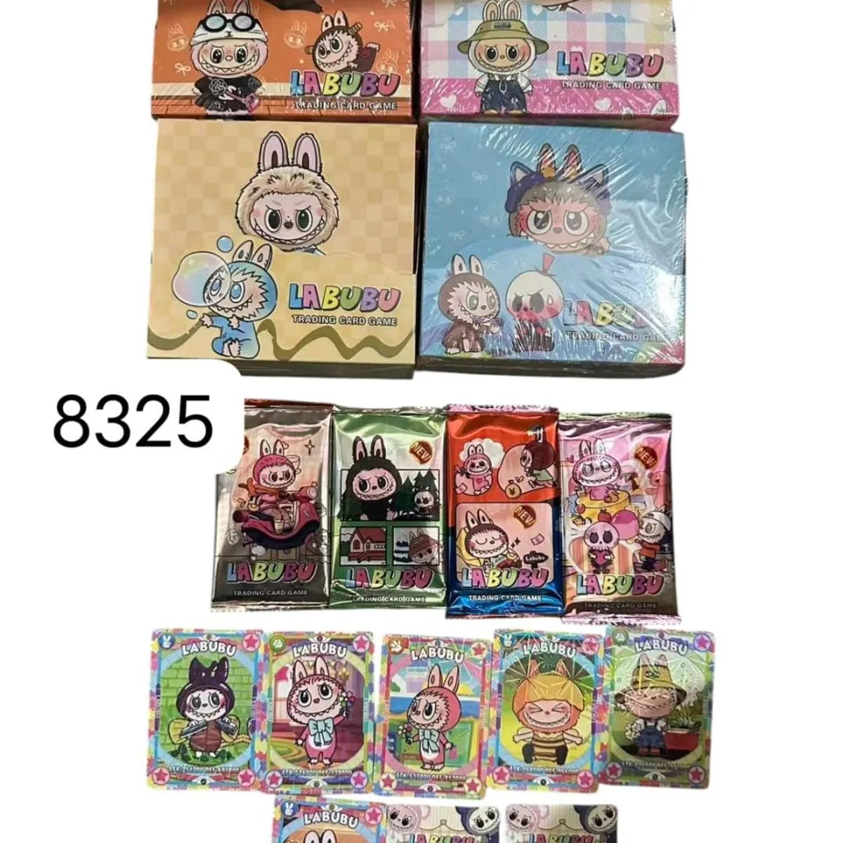 Karty Labubu Kolekcjonerskie Blind Box 12 szt