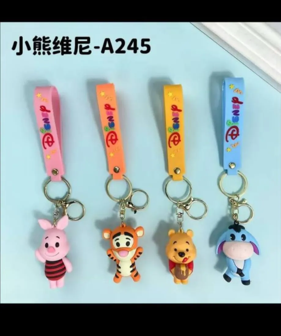 Breloki Zabawkowe Disney A245 Piglet Tygrys Kubuś Eeyore