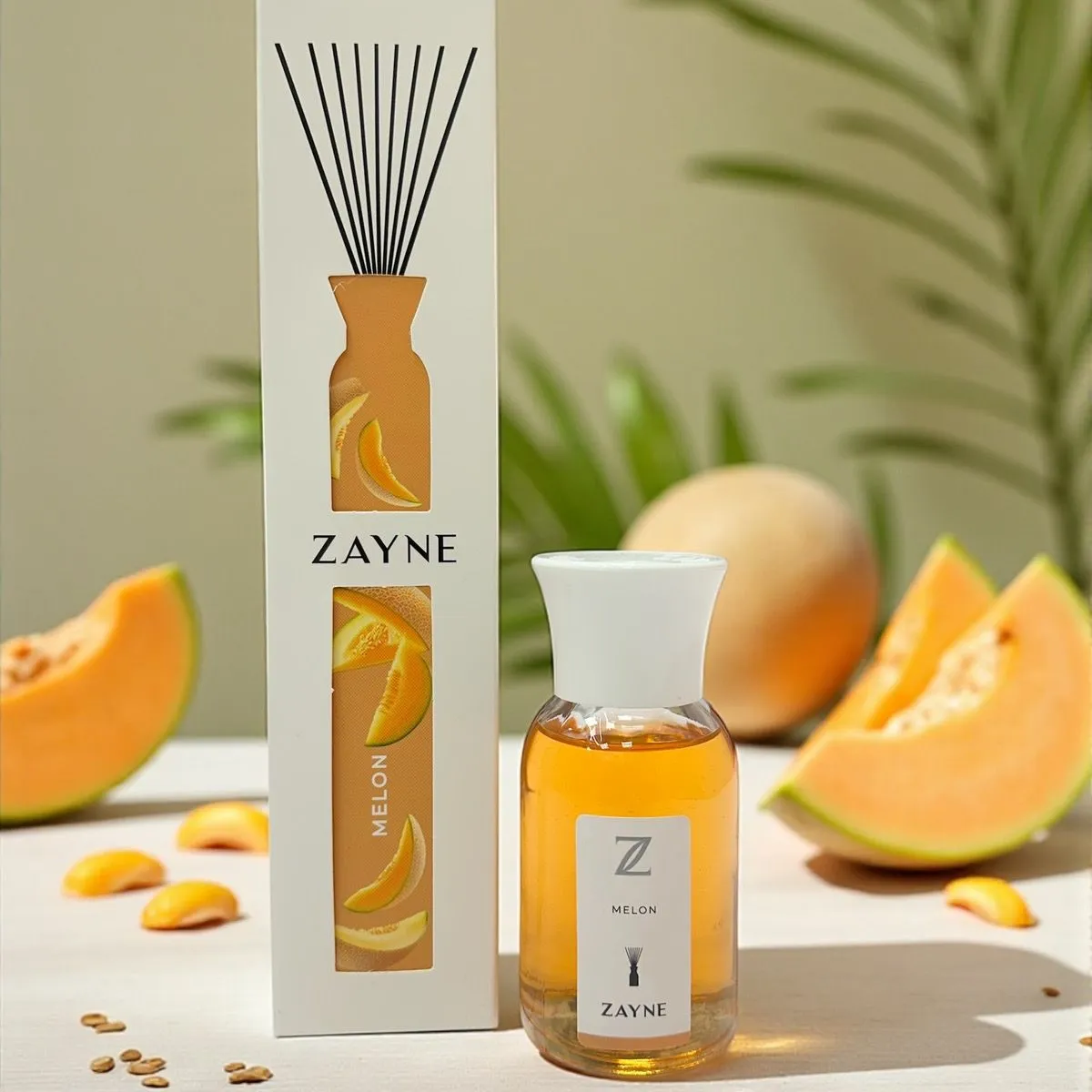 Dyfuzor zapachowy Melon Zayne z patyczkami 6 szt/opak.