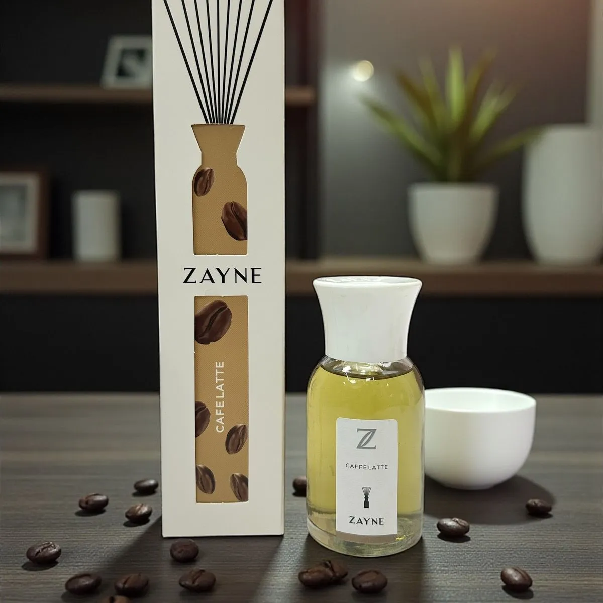 Dyfuzor zapachowy Zayne Caffè Latte z patyczkami