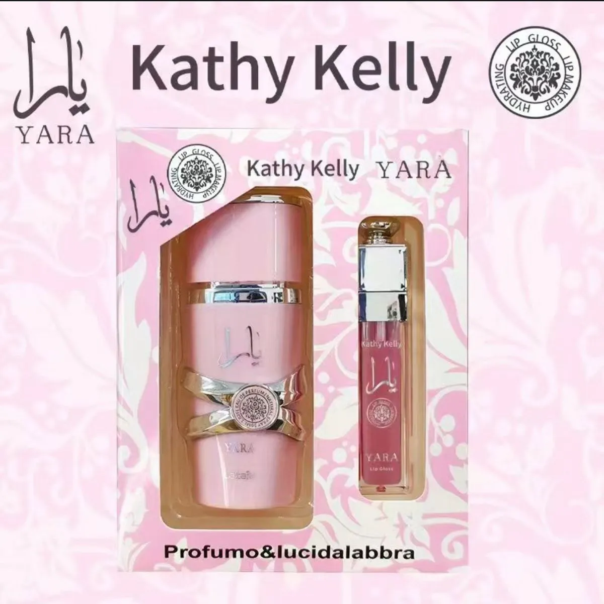 Zestaw Perfum Kathy Kelly Yara 50 ml + Balsam do Ust