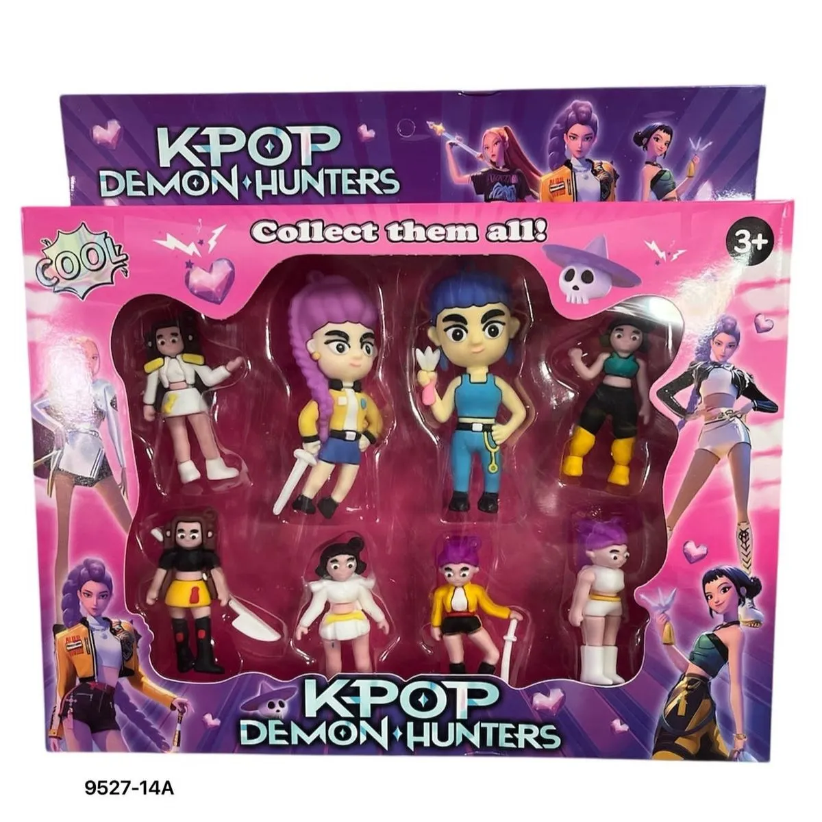 Zabawki Figurki Kpop Demon Hunters 8 szt