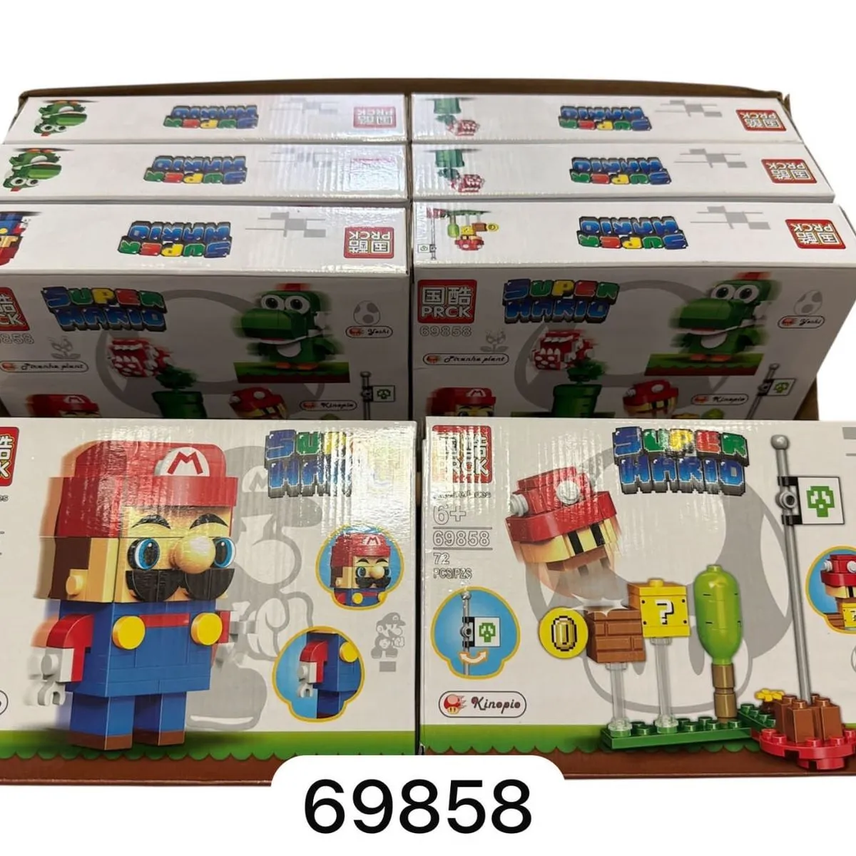 Zestaw klocków Super Mario z Mario i Yoshi 69858