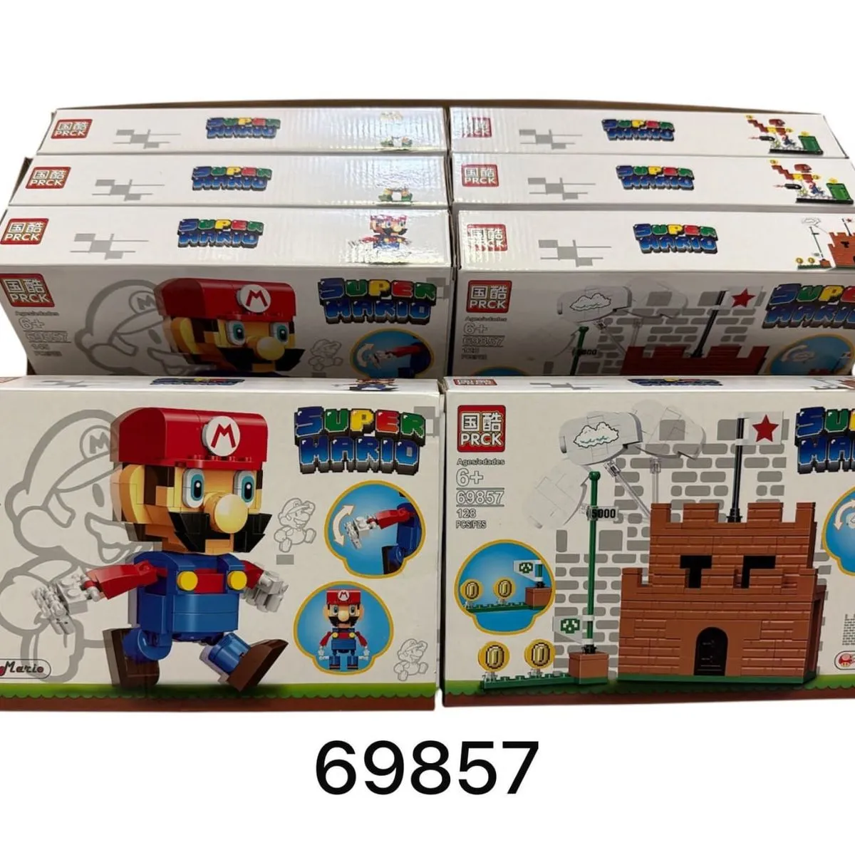 Zestaw klocków Super Mario z wieżą i figurką