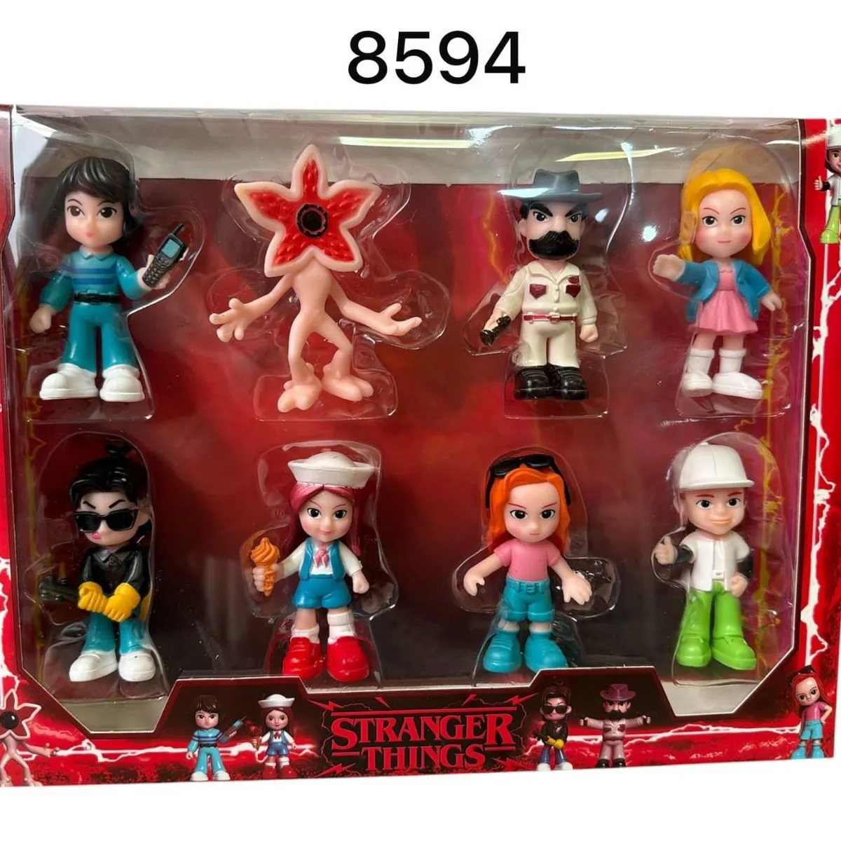 Zestaw figurek Stranger Things 8 szt. 8594