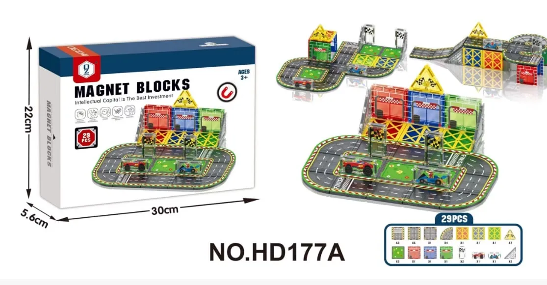 Magnetyczne klocki 29 pcs NO.HD177A