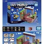 Zabawki Klocki Magnetyczne My World 100PCS Minecraft