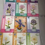 Zestaw klocków kwiaty mix Flower Surprise 8 szt