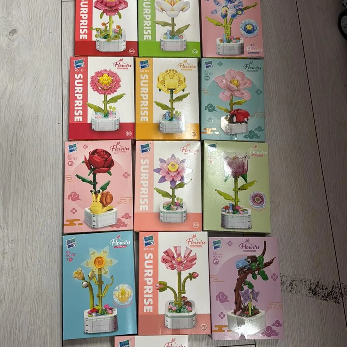 Zabawki Klocki Kwiaty Mix LEGO kwiaty w doniczkach