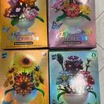 Zabawki Klocki Kwiaty Flowers Building Mix 4 szt