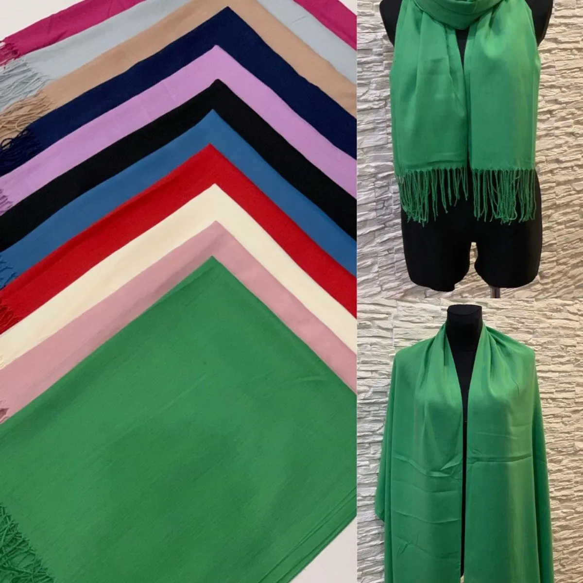Szaliki damskie viscose mieszane kolory W10226-151