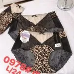 Majtki damskie L DORIMODES wzór leopard 88% viscose
