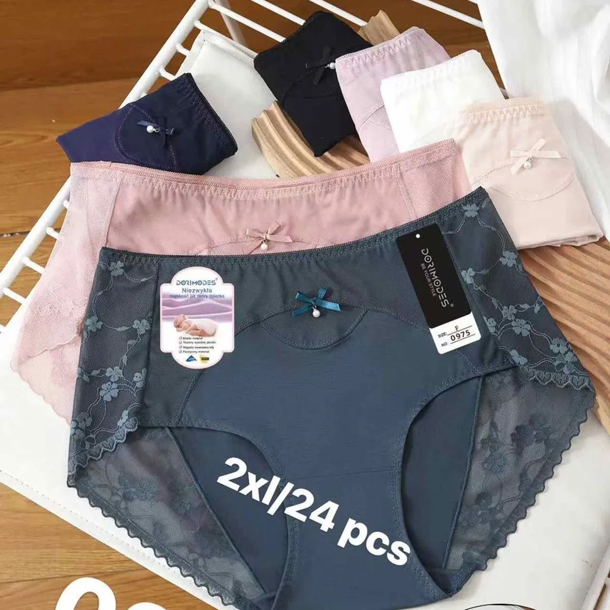 Majtki damskie XXL DORIMODES 88% wiskoza 12% spandex
