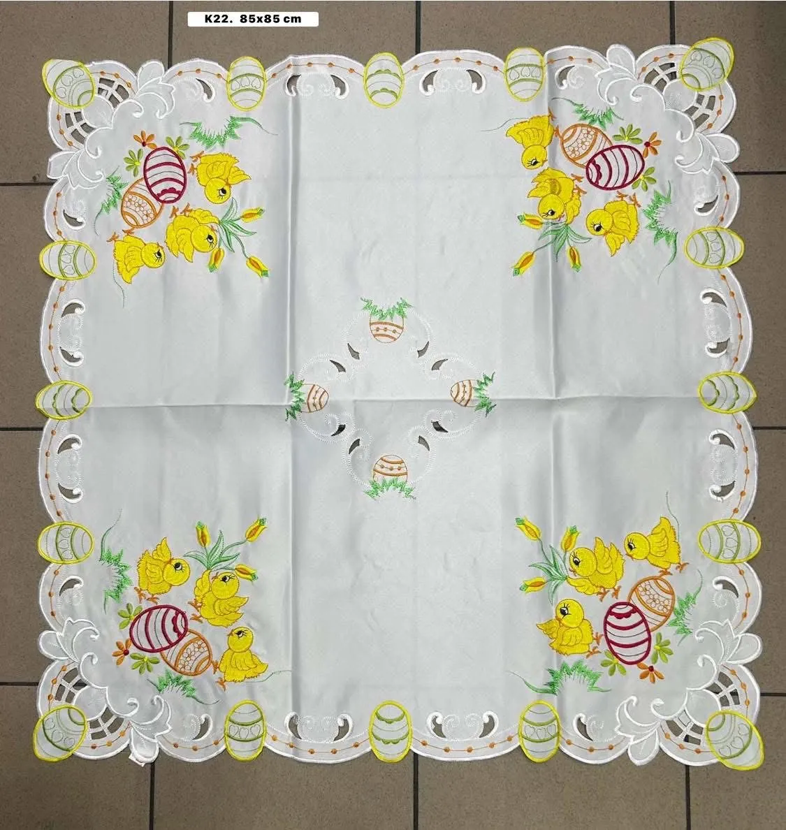 Obrus Wielkanocny 85x85 cm kwadratowy