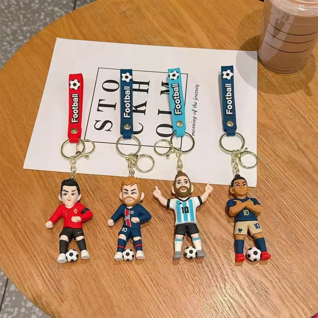 Brelok Zabawkowy Piłkarze FIFA Figürki 4 szt