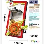 Zestaw klocków kwiaty z ptakiem 262 pcs 128mm