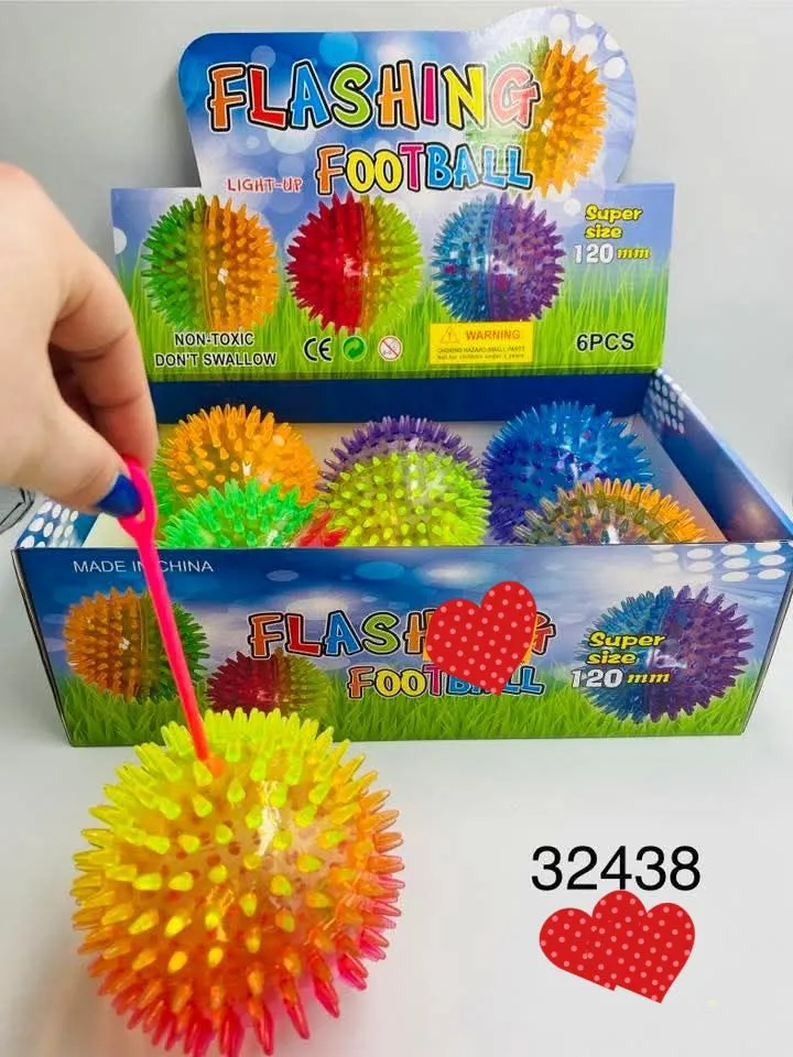 Światłowa Piłka Flashing Football 120 mm