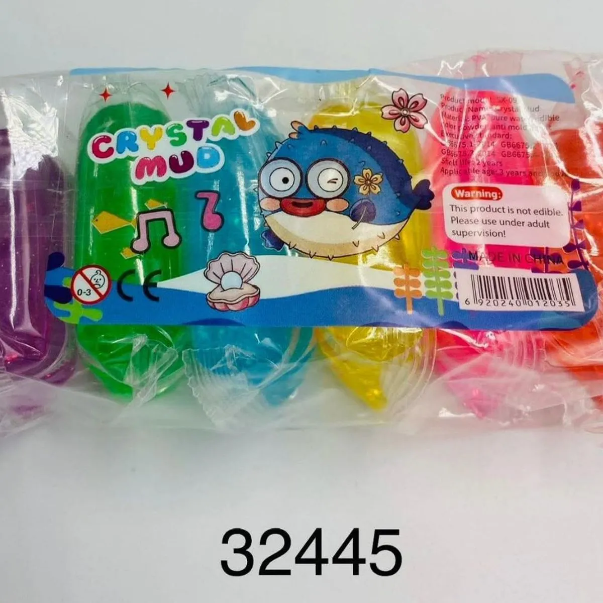 Zestaw Crystal Mud Slime 6 kolorów