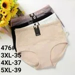 Majtki damskie 3XL-35, 4XL-37, 5XL-39, model 476#A