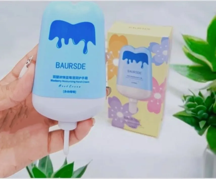 Krem do rąk BaurSde 80g niebieski w tubie