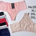 Stringi damskie koronkowe XL-32, 2XL-34, 3XL-36 No.255-1