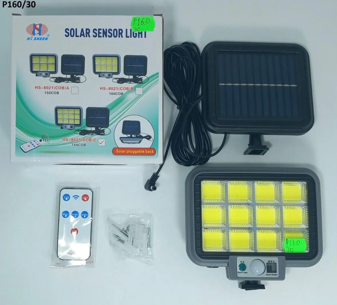 Lampa solarna HS-BT01A z pilotem i magnesem