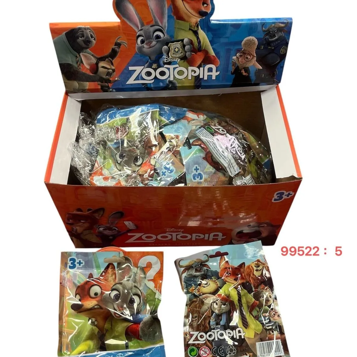 Saszetki Zootopia z zabawkami Disney, 24 szt