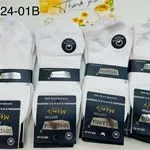 Skarpetki męskie bawełniane białe MN24-01B