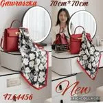 Chusta Damska Kwiatowa 70cm x 70cm W60326-191