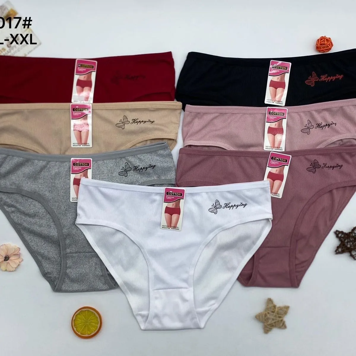 Majtki damskie Happy L-XL-XXL, 7 kolorów