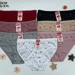 Majtki damskie L-XL-XXL bordowe czarne beżowe szare białe