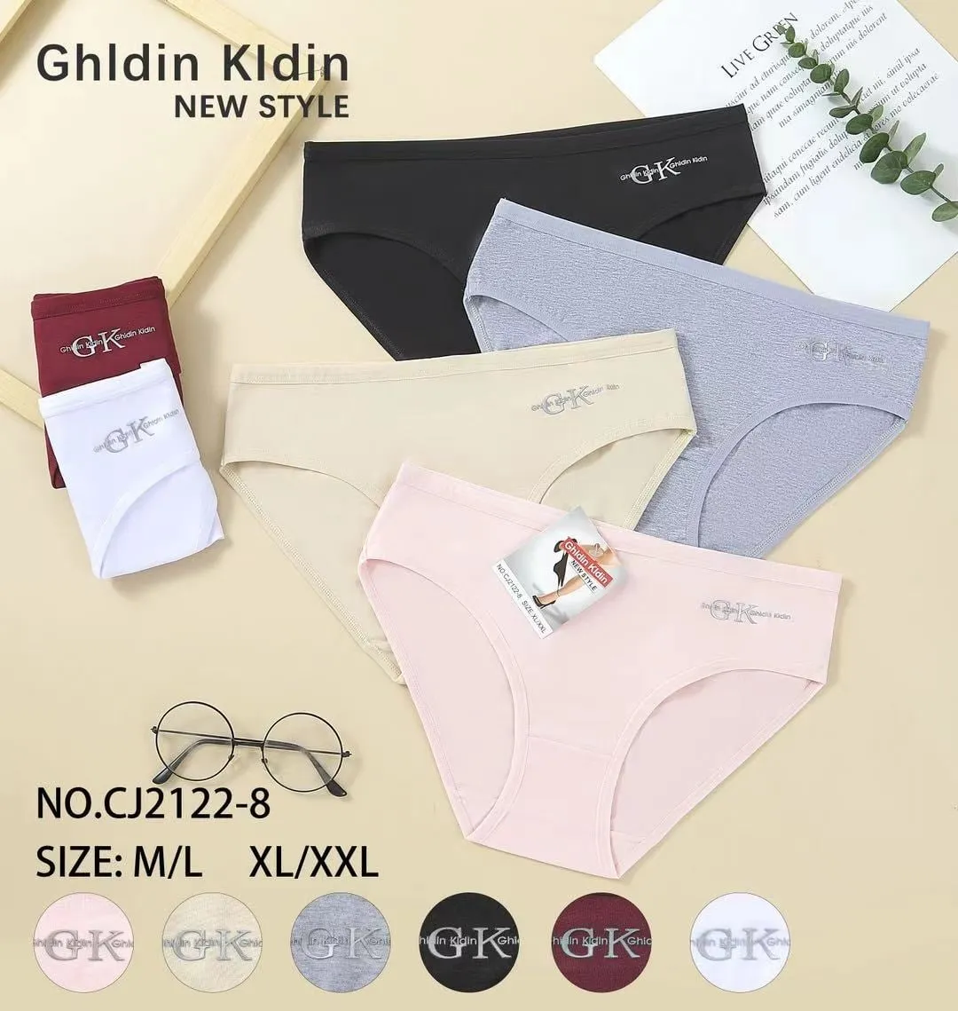 Majtki damskie Ghdlin New Klidn W60326-80 M/L XL/XXL