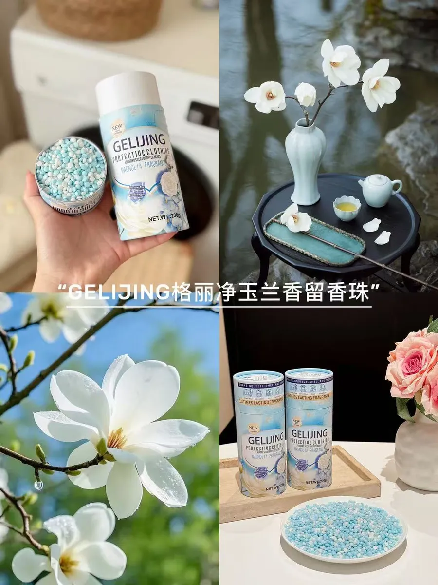 Geljing Perełki do płukania Magnolia 230g