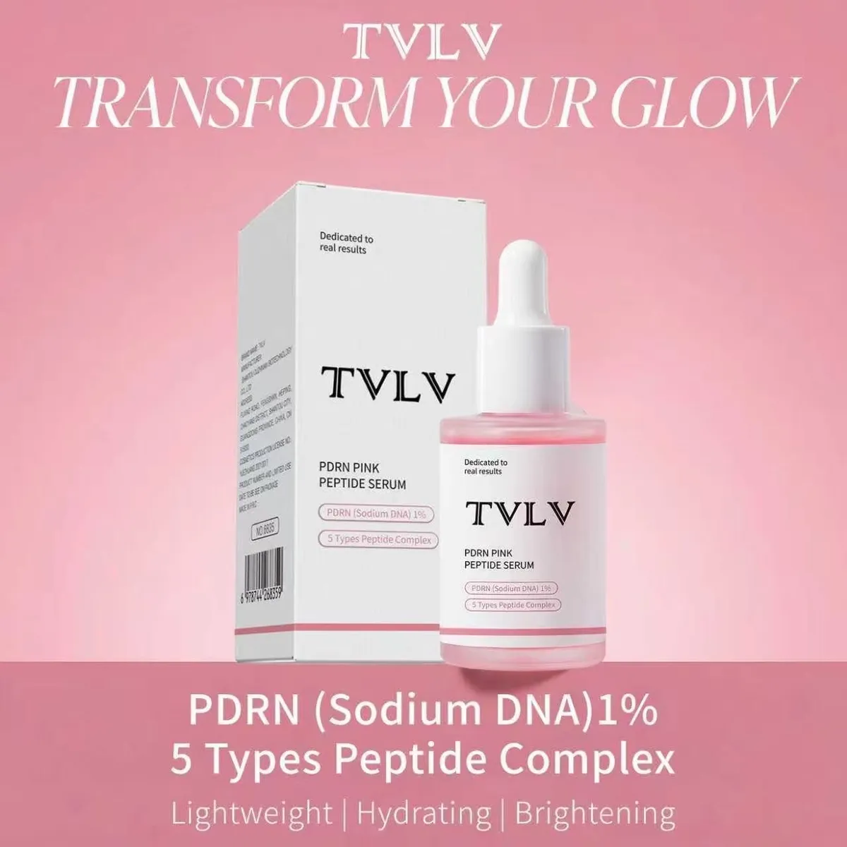 TVLV PDRN Pink Peptide Serum 30ml
