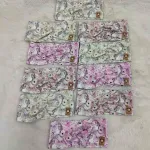 Opaski dla dzieci z królikami w pastelowych kolorach