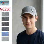 Czapka N&C NC250 Szara Męska z Haftem NY