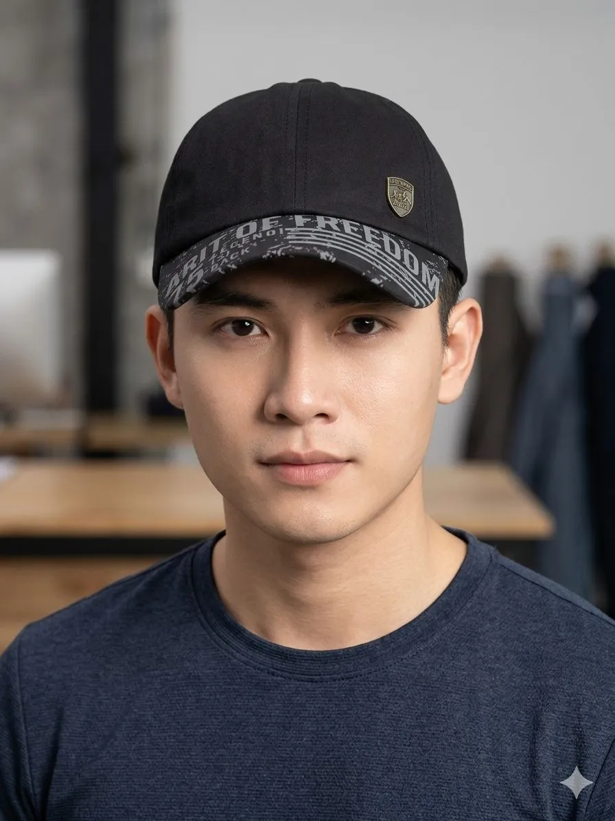 Czapka męska czarna Legend of Freedom AK120426-90
