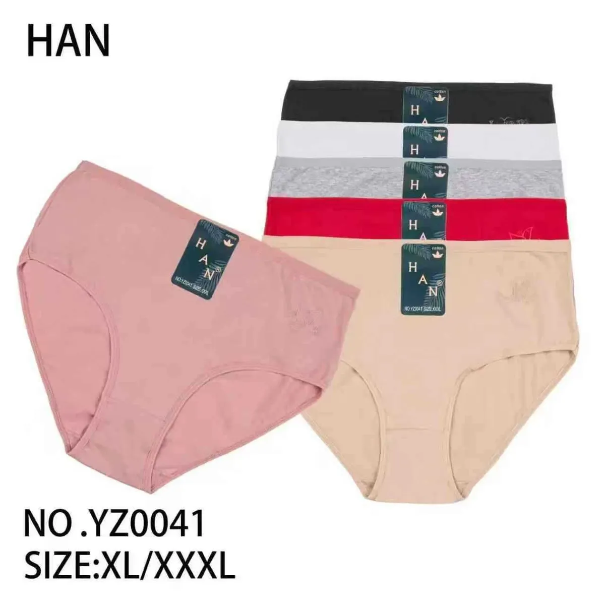 Majtki damskie HANN bawełniane XL/XXXXL 6 kolorów