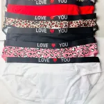Majtki damskie Love You wielokolorowe zebry