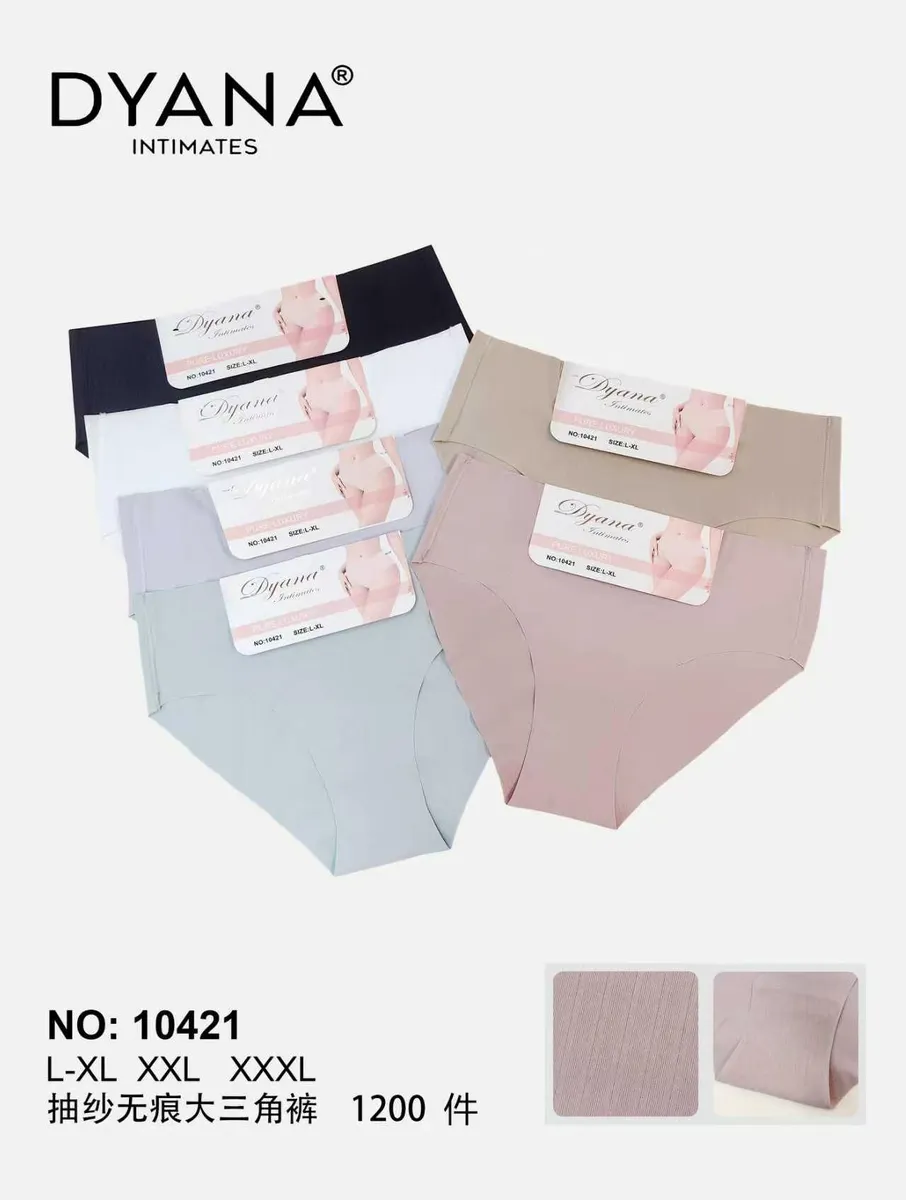 Dyana Majtki Damskie L-XXXL Mix Kolorów NO:10421