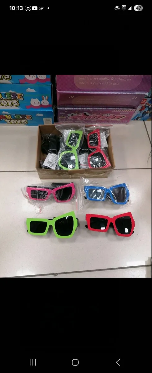 Okulary LED kolorowe neonowe