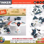 Zestaw Tinker DIY Police Vehicles 33cm 3+