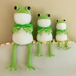 Maskotka Żaba Zielona 45cm Plush